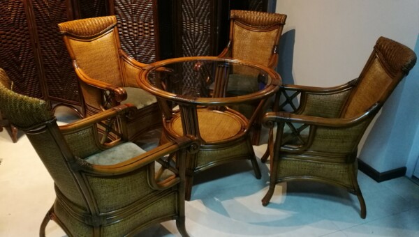 RattaNeo Gloria s122 table rattan natural - rattan table - Image 6