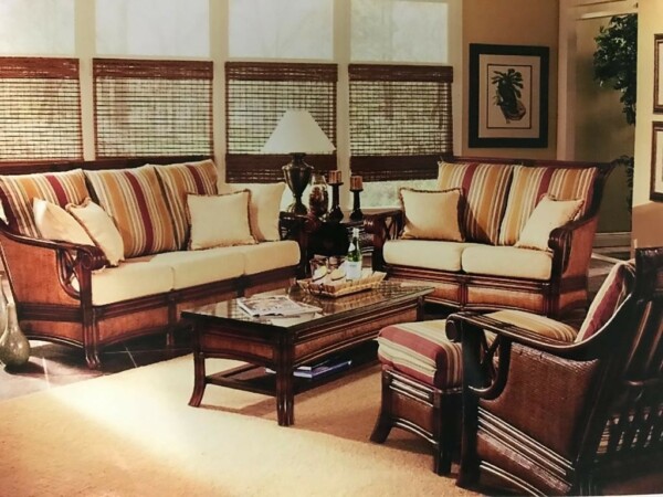 RattaNeo Gloria f124 armchair natural rattan -  rattan armchair - Image 3