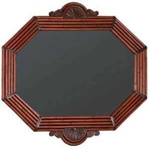 RattaNeo Gloria a129 mirror rattan natural - rattan mirror