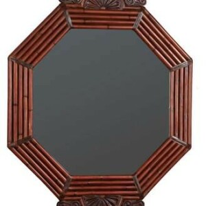 RattaNeo Gloria a130 mirror rattan natural - rattan mirror