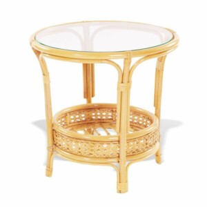 RattaNeo Coral s70 table honey rattan natural - rattan table