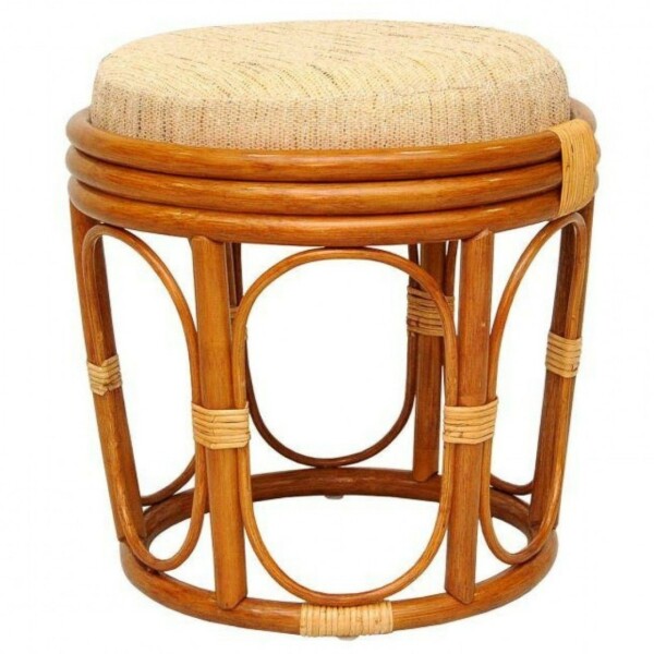 RattaNeo Coral t87 stool cognac rattan natural - rattan stool