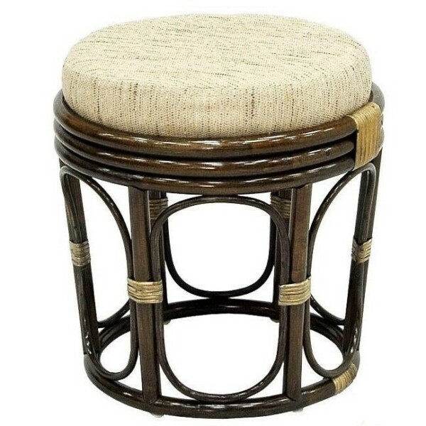 RattaNeo Coral t88 stool olive rattan natural - rattan stool
