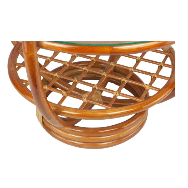 RattaNeo Coral s120 table cognac rattan natural - rattan table - Image 4