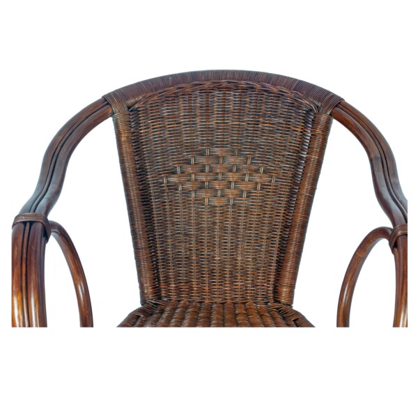 RattaNeo Emerald f117 armchair brown rattan natural -  rattan armchair - Image 4