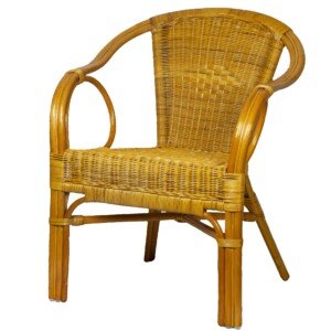 RattaNeo Emerald f114 armchair honey rattan natural - rattan armchair