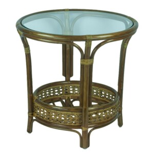 RattaNeo Coral s72 table olive rattan natural - rattan table