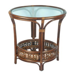 RattaNeo Coral s73 table brown rattan natural - rattan table