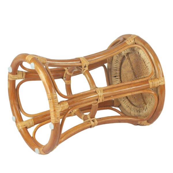 RattaNeo Coral t42 stool cognac rattan natural - rattan stool - Image 5