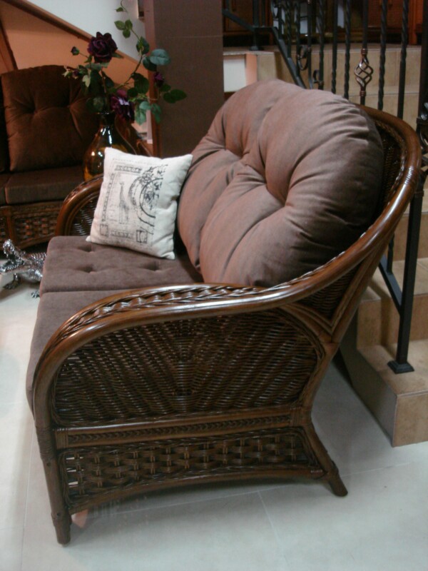 RattaNeo Alhambra s2 sofa 2-seater rattan natural - rattan sofa - Image 3