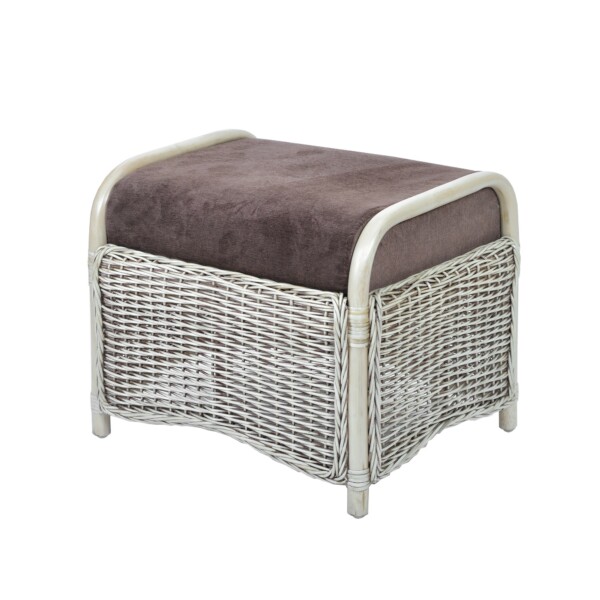 RattaNeo Dolce Vita p14 pouffe rattan natural - rattan pouffe
