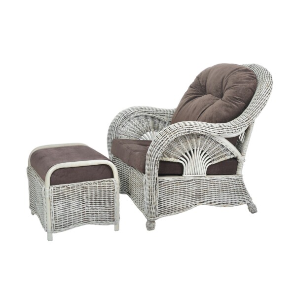 RattaNeo Dolce Vita p14 pouffe rattan natural - rattan pouffe - Image 3