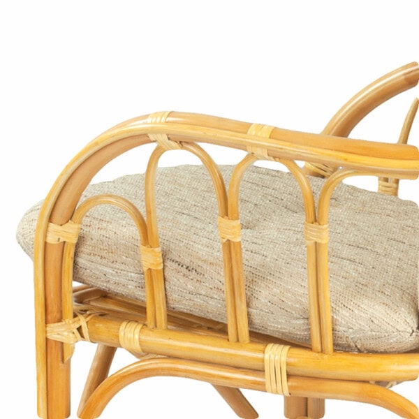 RattaNeo Coral k140 chair honey rattan natural -  rattan chair - Image 4