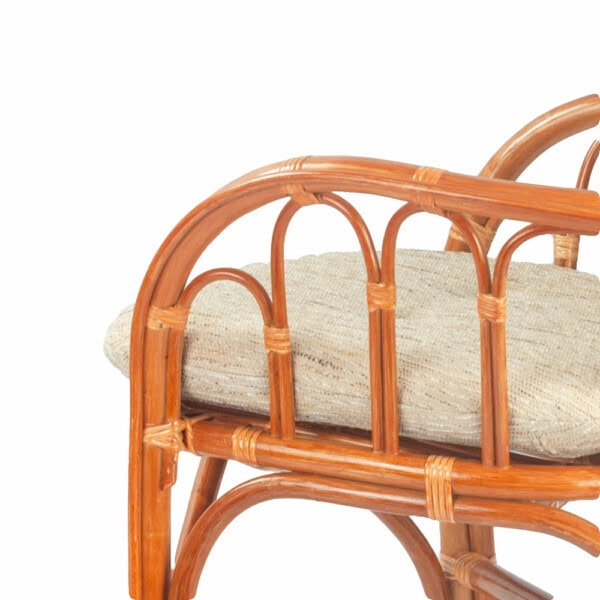 RattaNeo Coral k141 krzesło z rattanu naturalnego koniakowe - obrazek 4