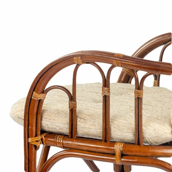 RattaNeo Coral k143 krzesło z rattanu naturalnego brązowe - obrazek 4