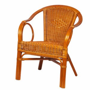 RattaNeo Emerald f115 armchair cognac rattan natural - rattan armchair