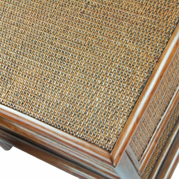 RattaNeo Coral e191 szafka nocna z rattanu naturalnego brązowa - obrazek 4