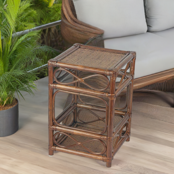 RattaNeo Coral s135 table brown rattan natural - Image 8