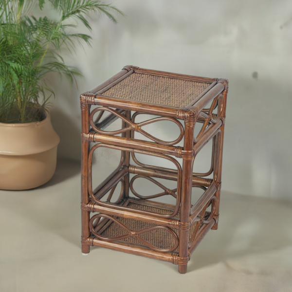 RattaNeo Coral s135 table brown rattan natural - Image 9