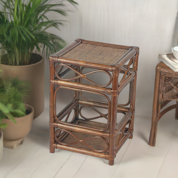 RattaNeo Coral s135 table brown rattan natural - Image 7