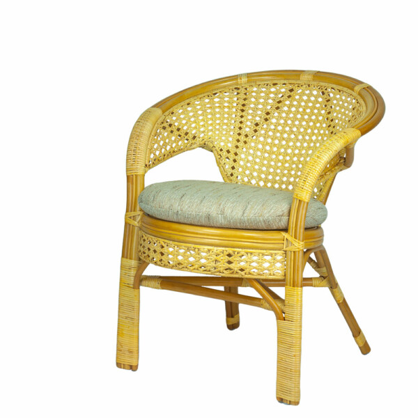 RattaNeo Coral f44 armchair honey rattan natural - rattan armchair