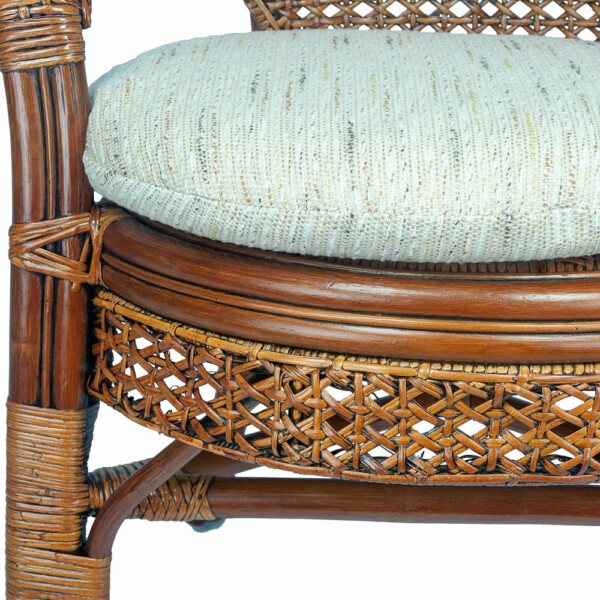 RattaNeo Coral f147 armchair brown rattan natural -  rattan armchair - Image 3