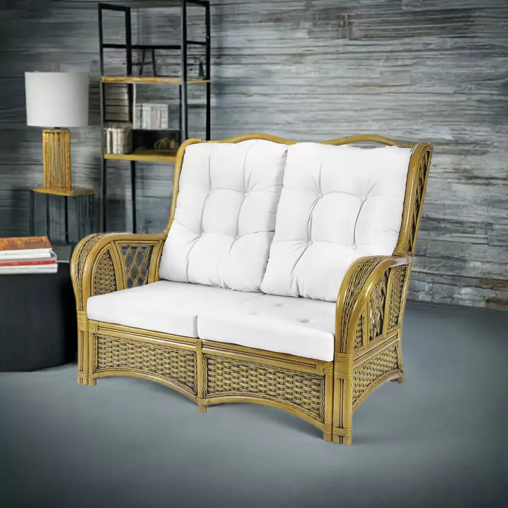 RattaNeo Valencia s30 sofa 2-seater rattan natural - rattan sofa - Image 8