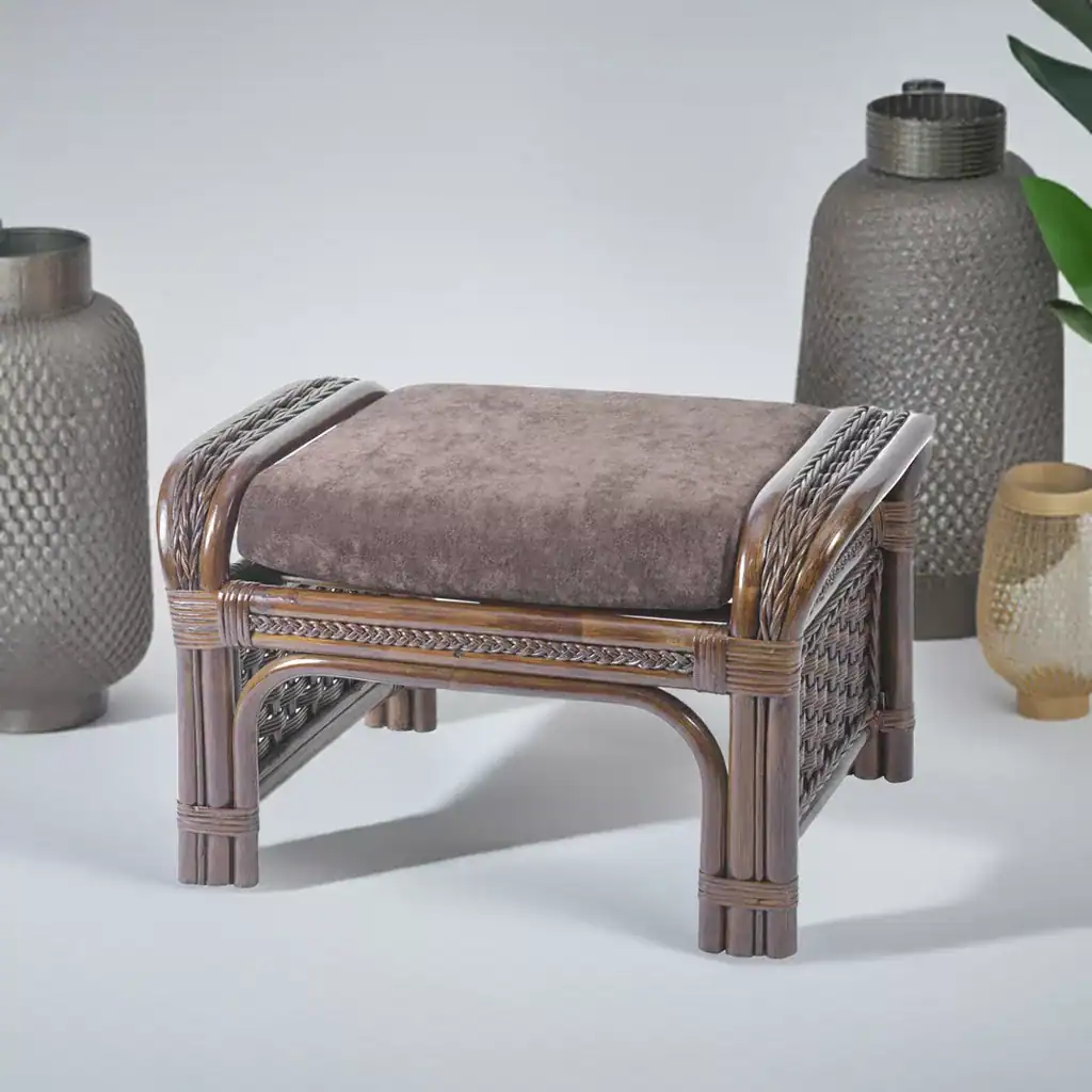 RattaNeo Alhambra p6 pufa z rattanu naturalnego - obrazek 6