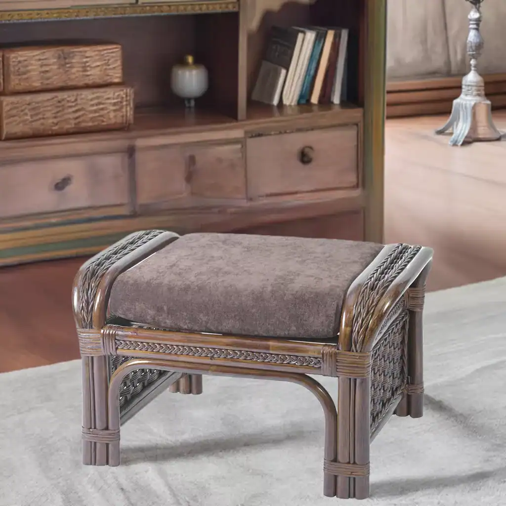 RattaNeo Alhambra p6 pufa z rattanu naturalnego - obrazek 7