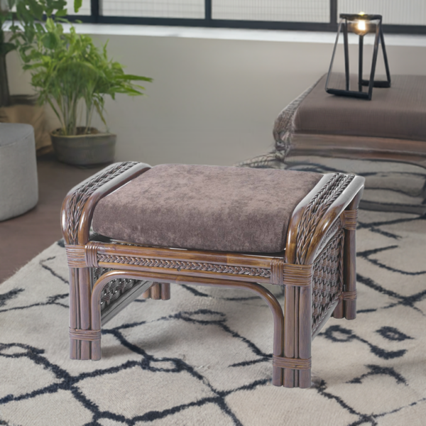 RattaNeo Alhambra p6 pufa z rattanu naturalnego - obrazek 8
