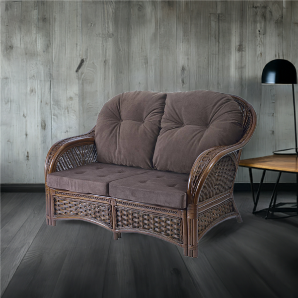 RattaNeo Alhambra s2 sofa 2-seater rattan natural - rattan sofa - Image 6