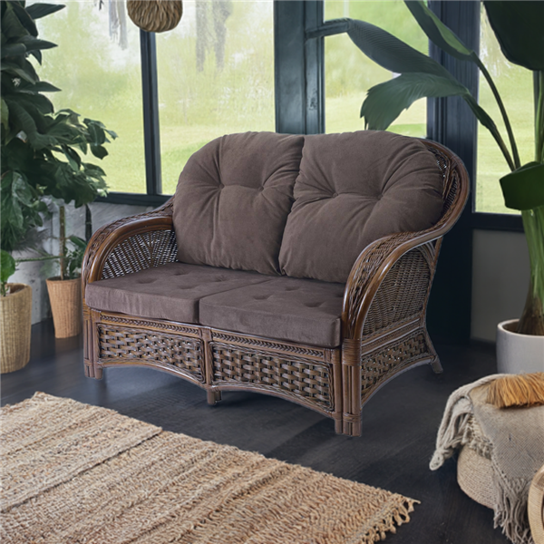 RattaNeo Alhambra s2 sofa 2-seater rattan natural - rattan sofa - Image 7