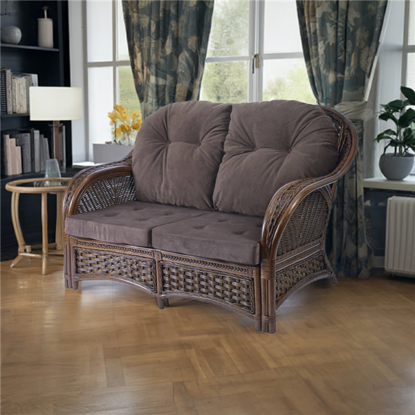 RattaNeo Alhambra s2 sofa 2-seater rattan natural - rattan sofa - Image 13