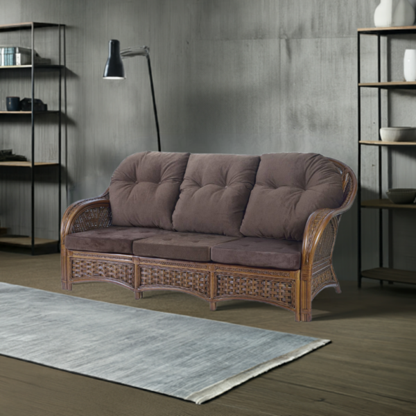 RattaNeo Alhambra s3 sofa trzyosobowa z rattanu naturalnego - obrazek 10