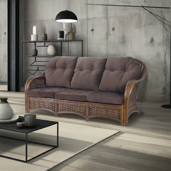 RattaNeo Alhambra s3 sofa trzyosobowa z rattanu naturalnego - obrazek 13
