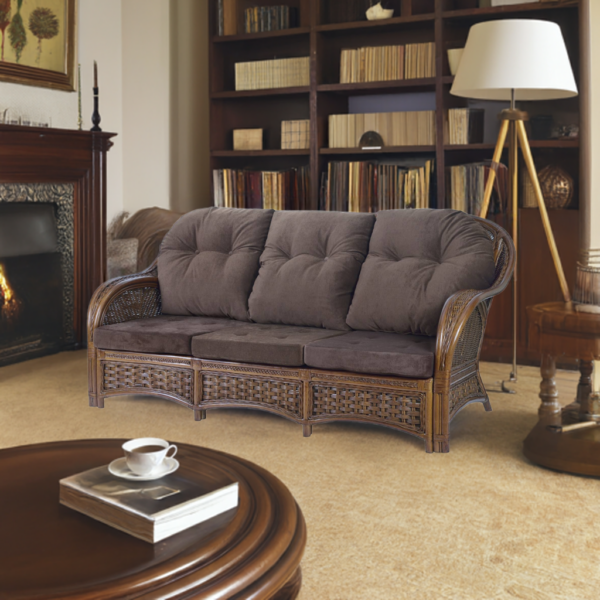 RattaNeo Alhambra s3 sofa trzyosobowa z rattanu naturalnego - obrazek 9