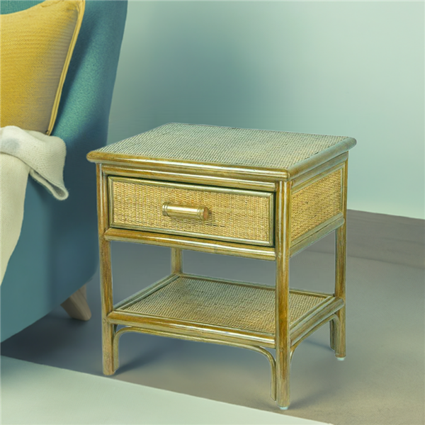 RattaNeo Coral e190 nightstand olive rattan natural - Image 8