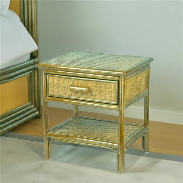 RattaNeo Coral e190 nightstand olive rattan natural - Image 12