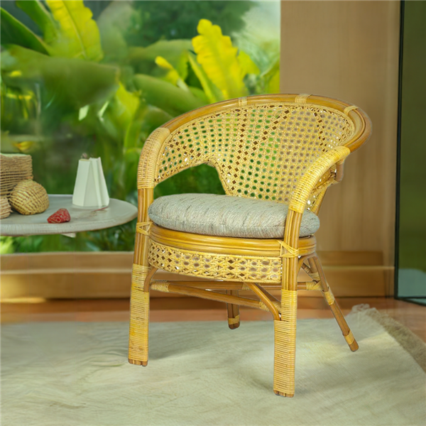 RattaNeo Coral f44 armchair honey rattan natural - rattan armchair - Image 10