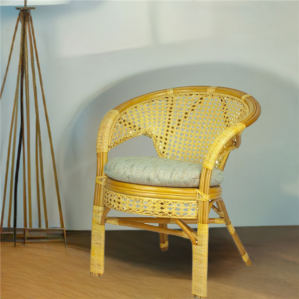 RattaNeo Coral f44 armchair honey rattan natural - rattan armchair - Image 12