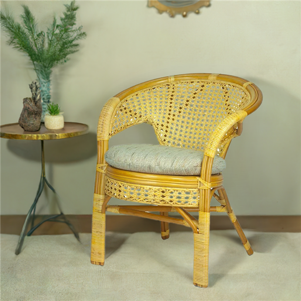 RattaNeo Coral f44 armchair honey rattan natural - rattan armchair - Image 13
