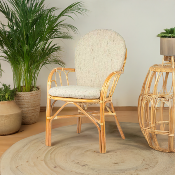 RattaNeo Coral k140 chair honey rattan natural -  rattan chair - Image 7