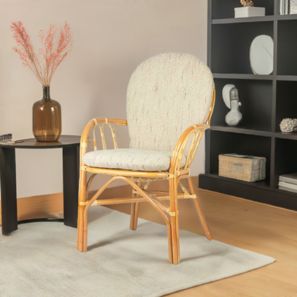 RattaNeo Coral k140 chair honey rattan natural -  rattan chair - Image 8