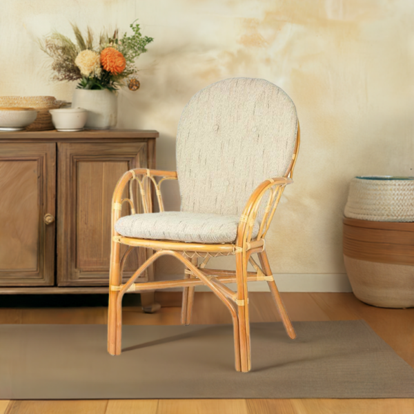RattaNeo Coral k140 chair honey rattan natural -  rattan chair - Image 9