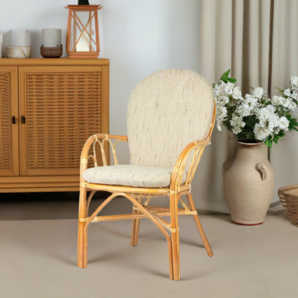 RattaNeo Coral k140 chair honey rattan natural -  rattan chair - Image 10
