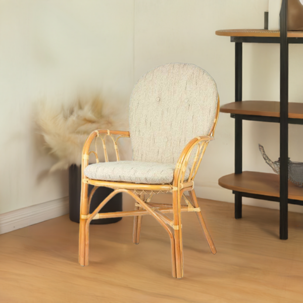 RattaNeo Coral k140 chair honey rattan natural -  rattan chair - Image 11