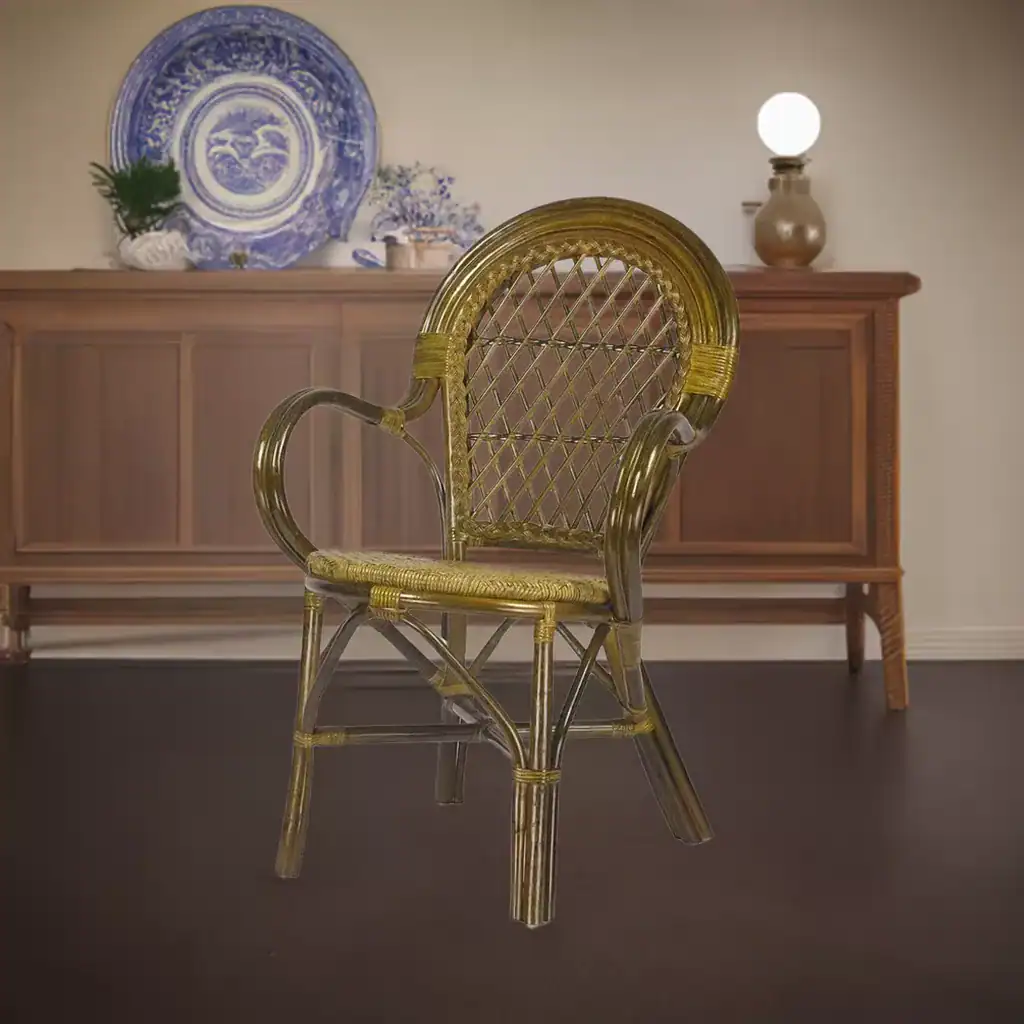 RattaNeo Coral k47 chair olive rattan natural - rattan chair - Image 4