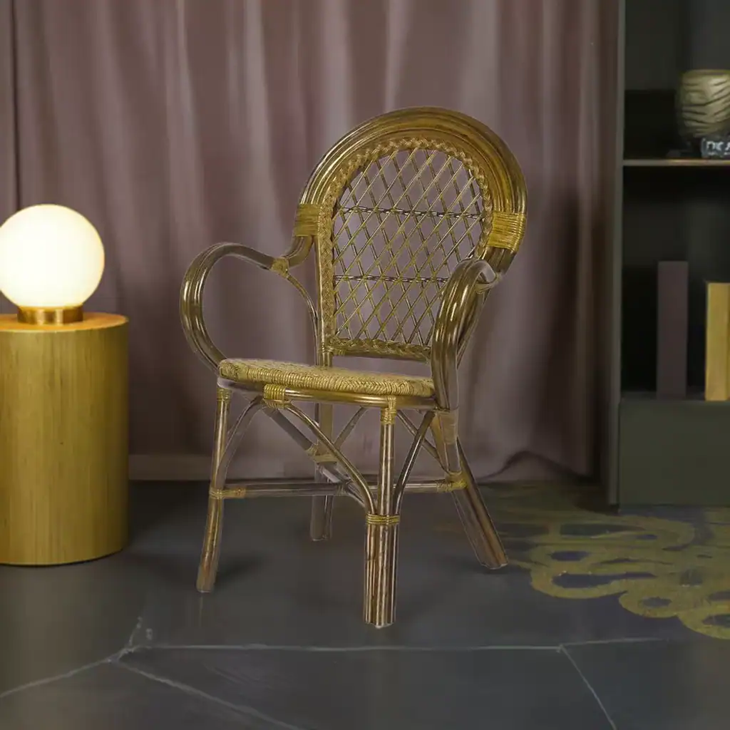 RattaNeo Coral k47 chair olive rattan natural - rattan chair - Image 5