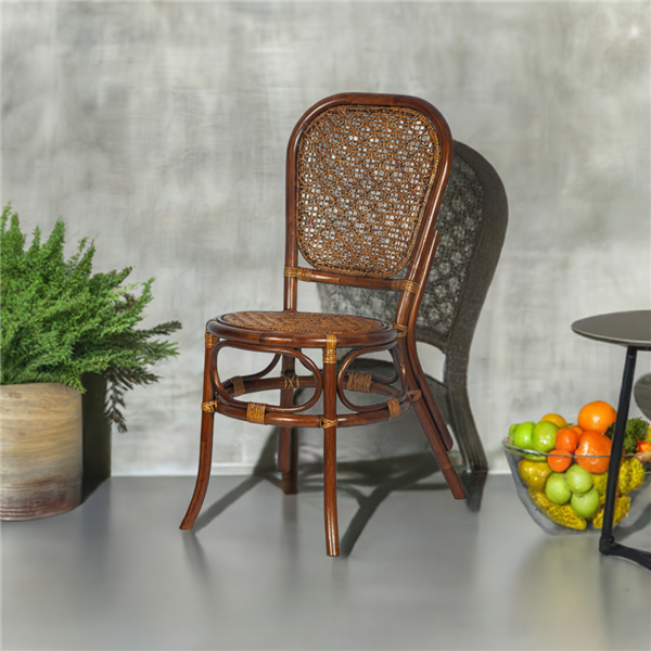RattaNeo Coral k52 chair brown rattan natural -  rattan chair - Image 4