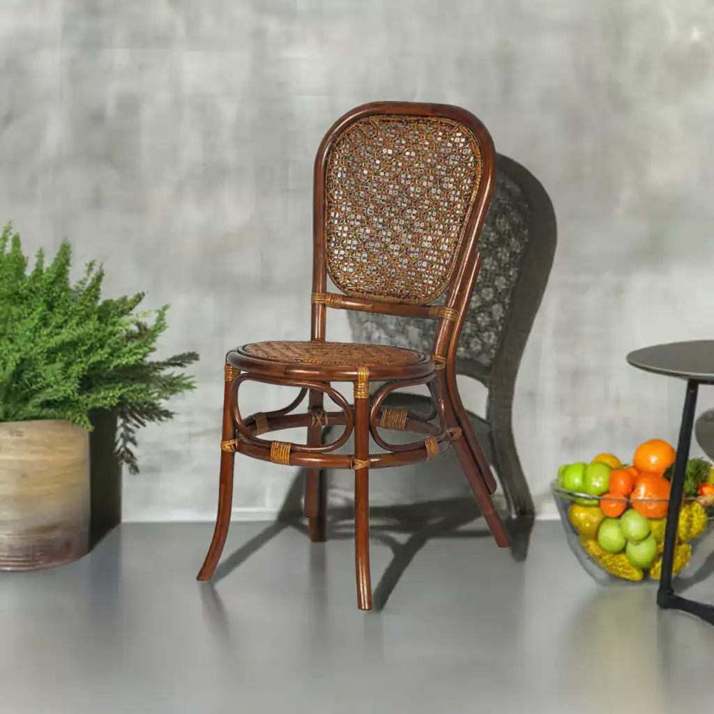 RattaNeo Coral k52 krzesło z rattanu naturalnego brązowe - obrazek 4